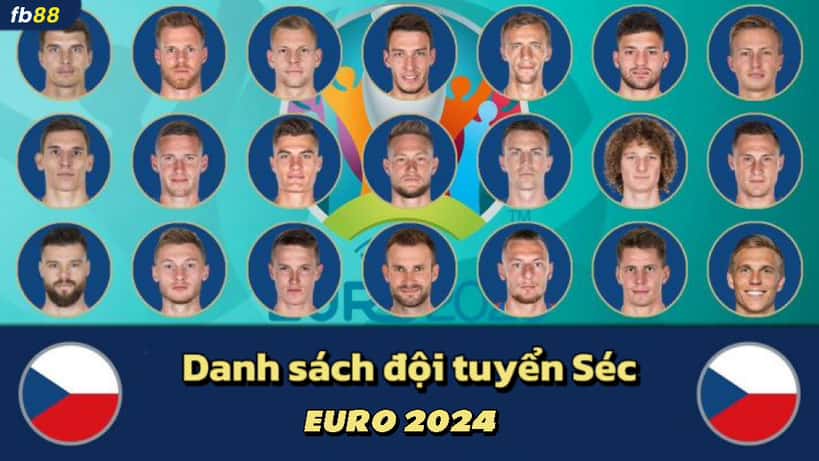 Danh sách đội tuyển Séc Euro 2024