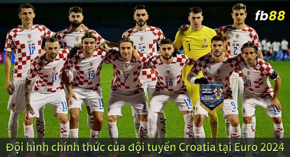 Đội hình chính thức của đội tuyển Croatia tại Euro 2024