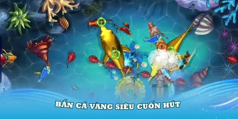 Giao diện game bắn cá đẹp mắt, dễ hiểu